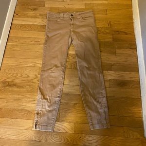 Vince Cropped Ankle Zip Pants